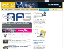Tablet Screenshot of notiziariomotoristico.com